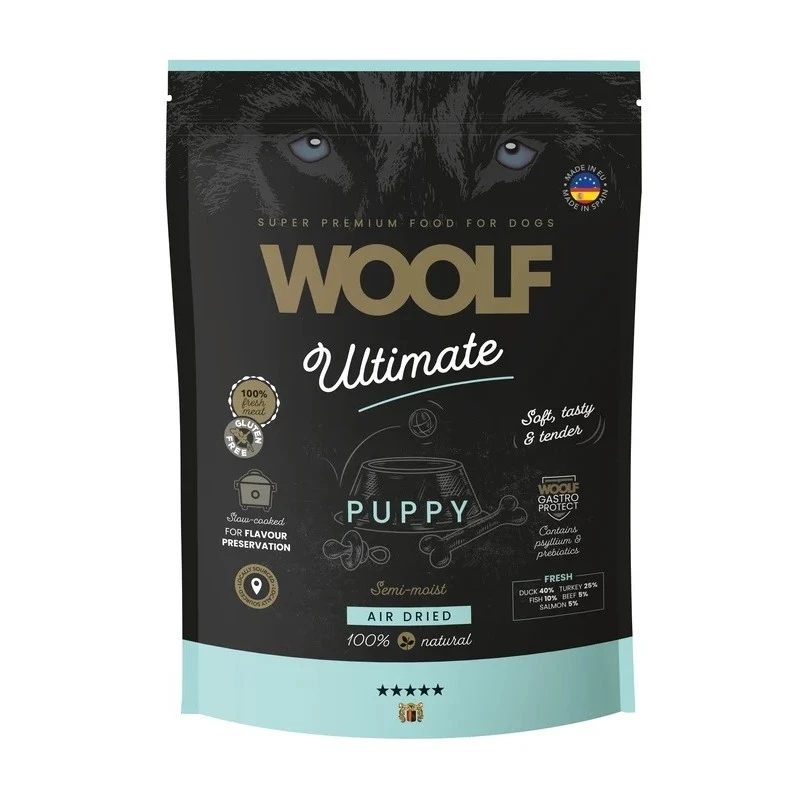 Karma sucha dla psa szczeniaka Woolf Ultimate Kaczka z indyk