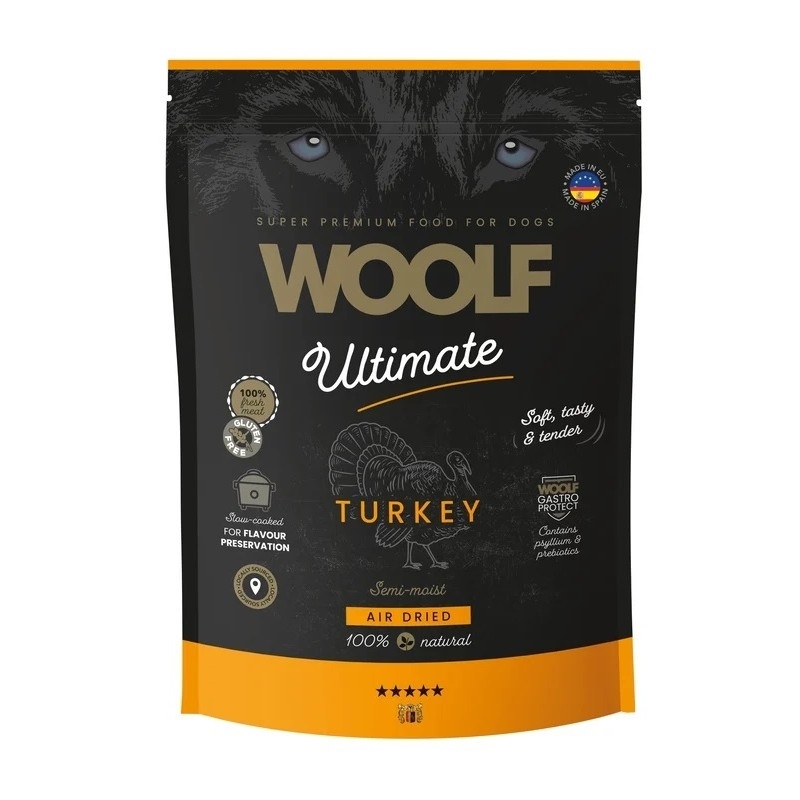 Karma sucha dla psa dorosłego Woolf Ultimate Indyk Turkey 1kg Karma półwilgotna