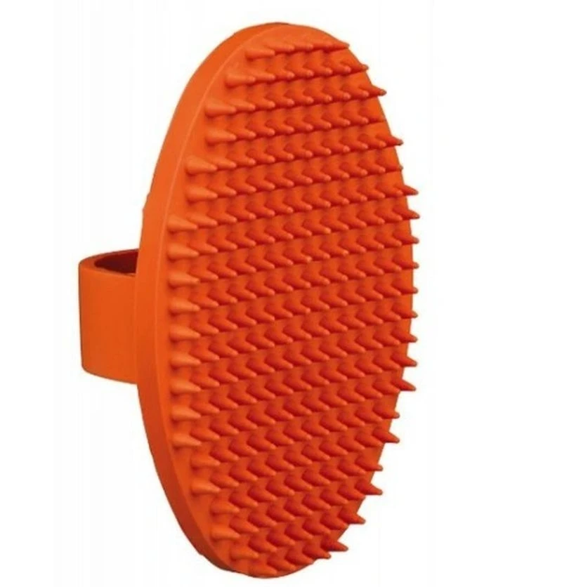 TRIXIE zgrzebło gumowe zwykłe do masażu dla psa