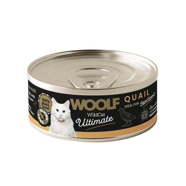Woolf Ultimate Cat Adult Sterilised Quail - bezglutenowa, pe