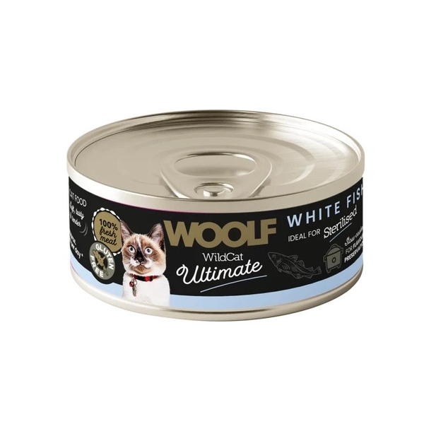 Woolf Ultimate Cat Adult Sterilised White Fish - bezglutenow