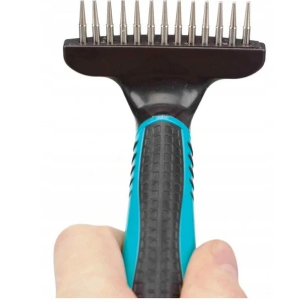 TRIXIE Zgrzebło kołtuny podszerstek długi włos 15X11cm d