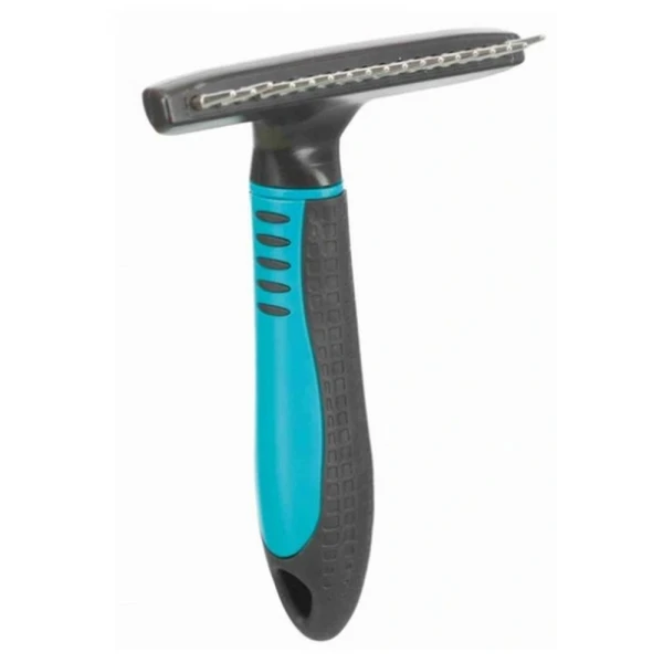 TRIXIE zgrzebło metalowe z obrotowymi zębami dla psa dług