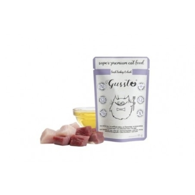 Gussto Fresh Turkey and Duck - indyk i kaczka 85g