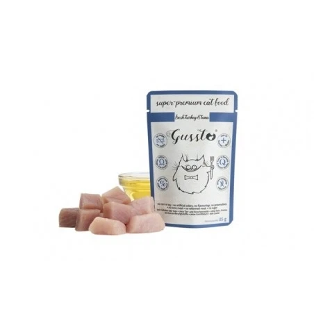 Gussto Fresh Turkey and Tuna - indyk i tuńczyk 85g