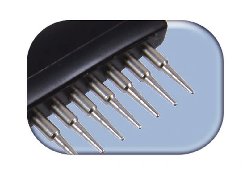 TRIXIE zgrzebło metalowe z obrotowymi zębami dla psa długowłosego 10x15cm