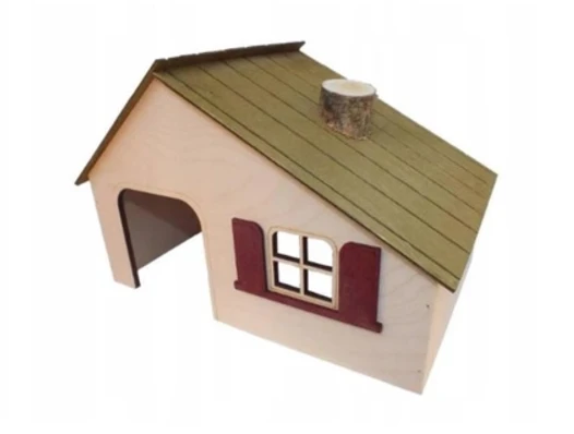 PINOKIO - domek dla gryzoni – seria "Mahoń" 13x8,5x8,5cm,