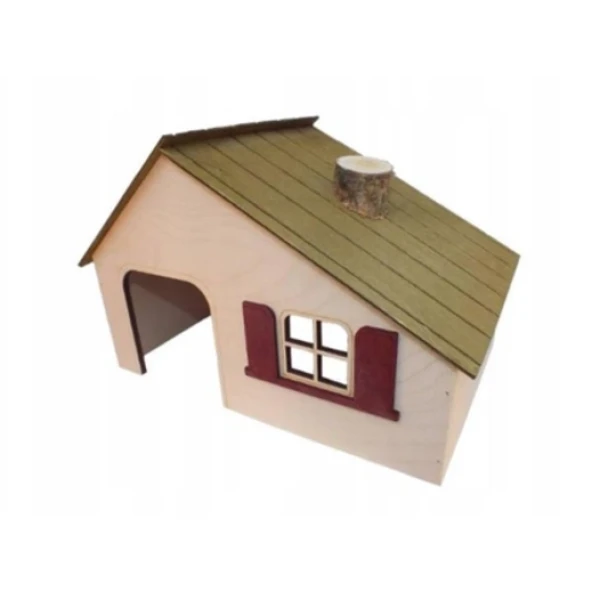 PINOKIO - domek dla gryzoni – seria "Mahoń" 13x8,5x8,5cm,