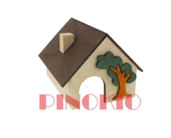 PINOKIO - domek duży dla chomika 12,5x10x14,5cm, P-09