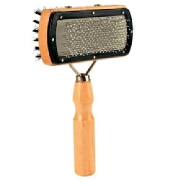 TRIXIE Miękka szczotka dwustronna dla kota/psa 10x18 cm