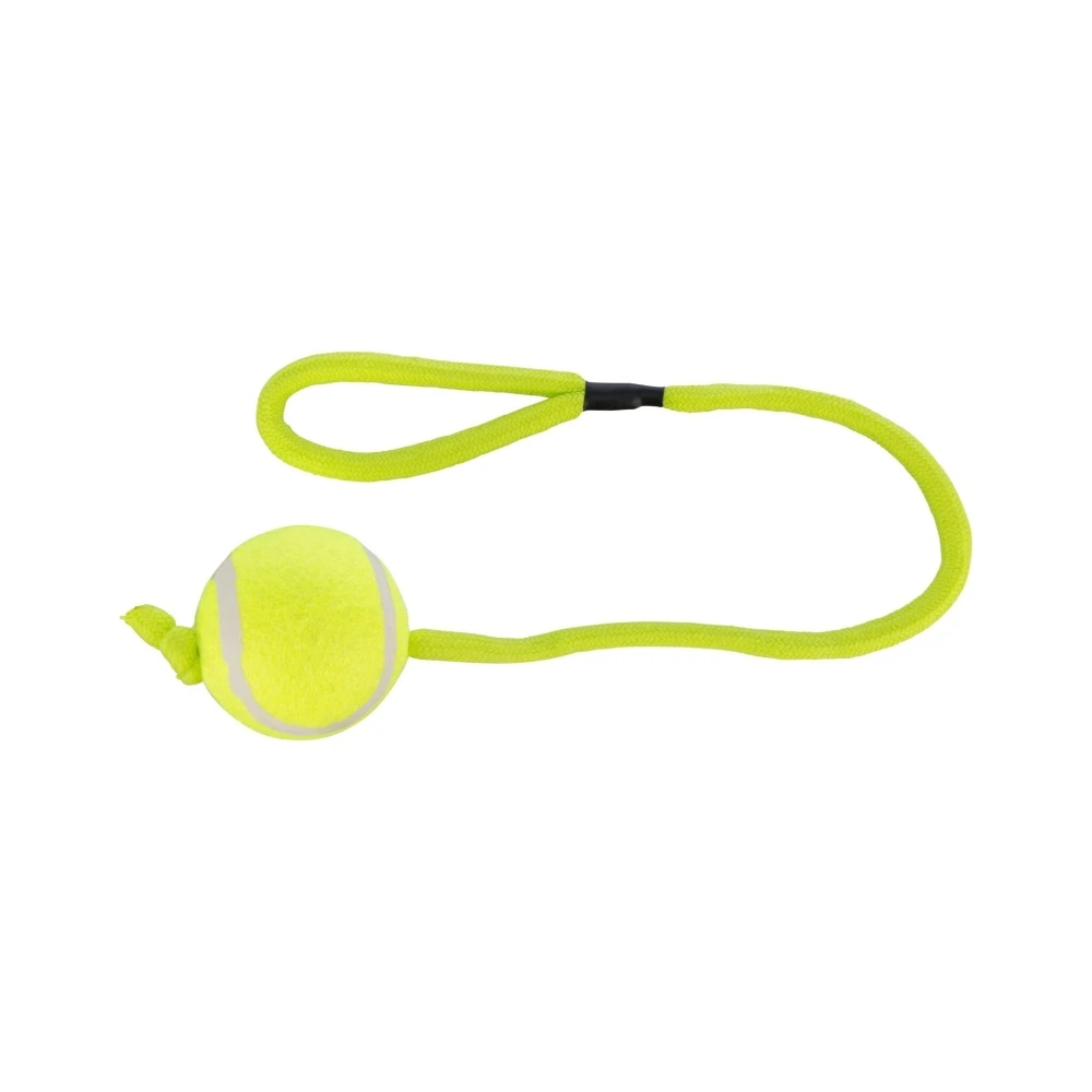 Trixie zabawka Piłka tenisowa na sznurku 6,5/50cm