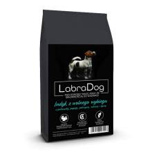 Karma sucha dla psa dorosłego rasy małej LIGHT LabraDog Superfood Premium Indyk z wolnego wybiegu z pietruszką, papają, pokrzywą, cukinią i dynią
