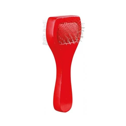 TRIXIE Miękka szczotka dwustronna mała dla kota/psa 6x13cm