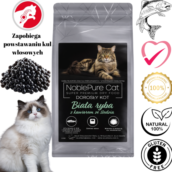 NoblePure Cat karma sucha dla kota dorosłego sterylizowaneg