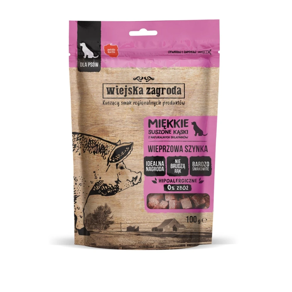 Wiejska Zagroda Przysmak dla psa Wieprzowa szynka (dorosły)