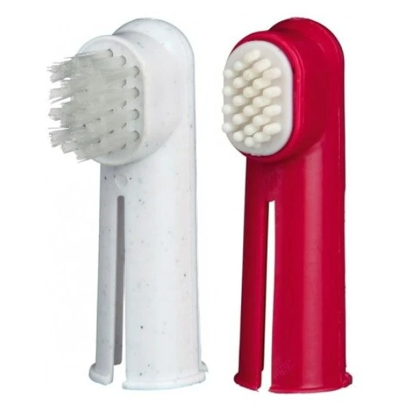 Trixie Szczotki do czyszczenia zębów 2szt. dla psa