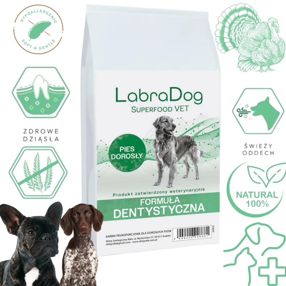 Karma sucha dla psa dorosłego LabraDog Superfood Hypoallerg