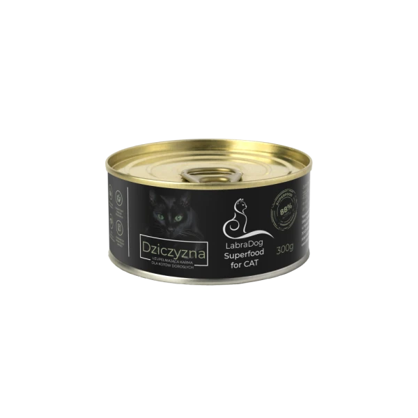 Karma mokra dla kota LabraDog Superfood for Cat Dzik 300g