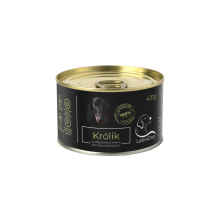 Karma mokra dla psa LabraDog Superfood Premium Królik 100% wysokomięsna dla alergika 410g