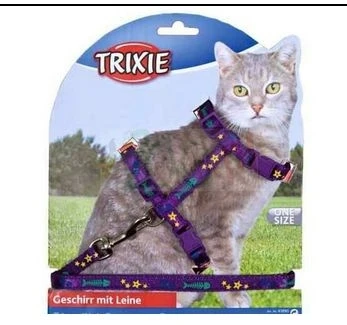 Trixie Szelki dla dużego kota 22/36cm ze smyczą 1.20m