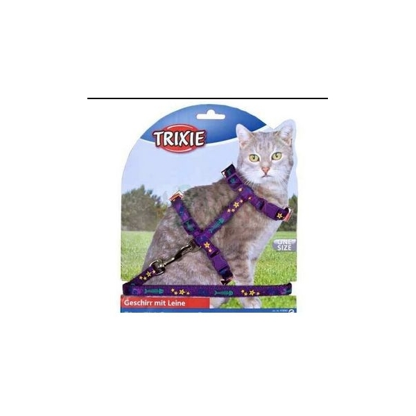 Trixie Szelki dla dużego kota 22/36cm ze smyczą 1.20m
