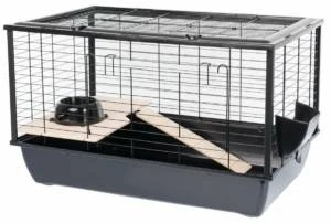 INTER-ZOO Bunny 80 De Luxe beżowa - klatka dla królika i g