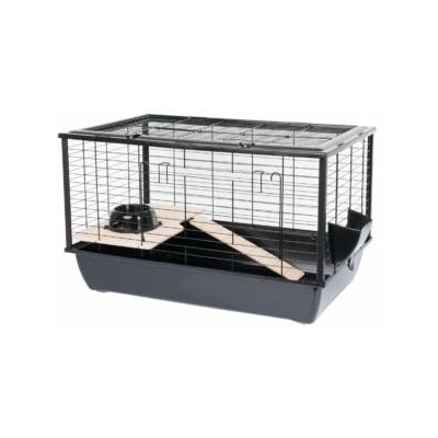 INTER-ZOO Bunny 80 De Luxe beżowa - klatka dla królika i gryzoni - 78 x 48 x 50cm