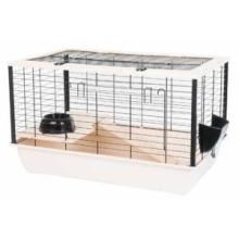 INTER-ZOO Bunny 80 De Luxe beżowa - klatka dla królika i gryzoni - 78 x 48 x 50cm