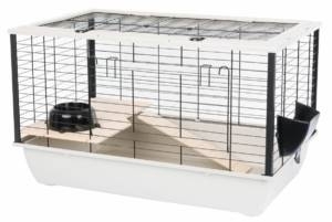 INTER-ZOO Bunny 80 De Luxe beżowa - klatka dla królika i gryzoni - 78 x 48 x 50cm