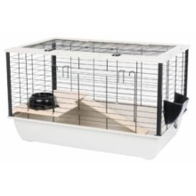 INTER-ZOO Bunny 80 De Luxe beżowa - klatka dla królika i gryzoni - 78 x 48 x 50cm