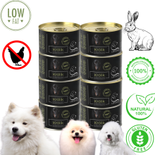 Karma mokra dla psa LabraDog Superfood Premium Królik 100% wysokomięsna dla alergika
