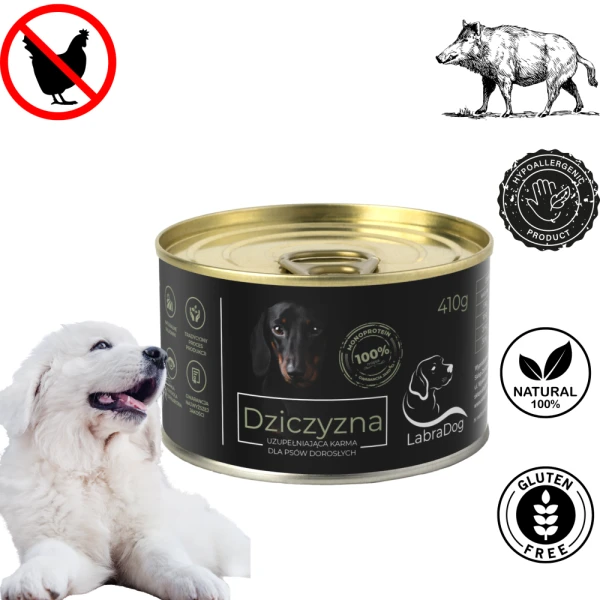 Karma mokra Monobiałkowa dla psa LabraDog Superfood Premium