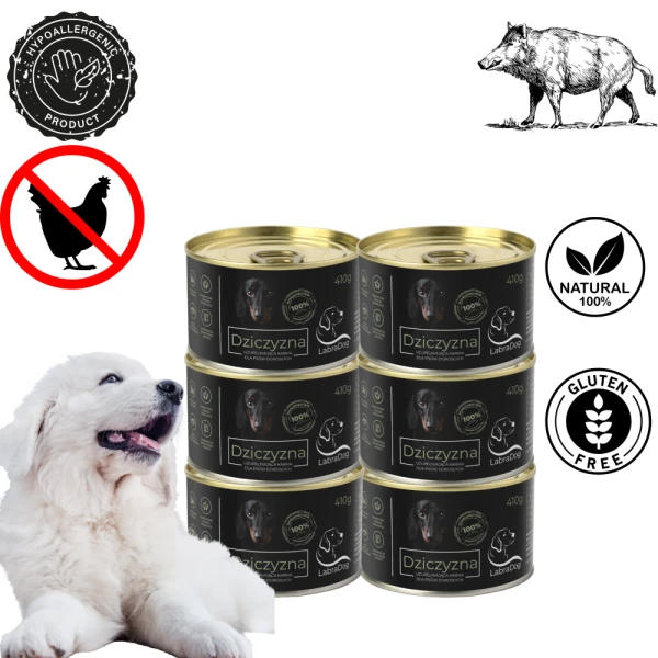 Karma mokra Monobiałkowa dla psa LabraDog Superfood Premium