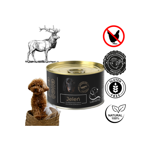 Karma mokra Monobiałkowa dla psa LabraDog Superfood Premium