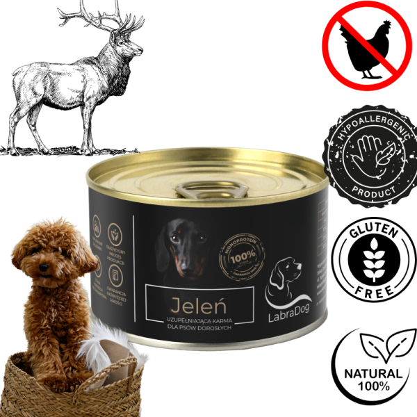 Karma mokra Monobiałkowa dla psa LabraDog Superfood Premium