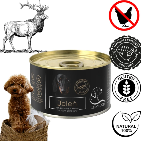 Karma mokra Monobiałkowa dla psa LabraDog Superfood Premium