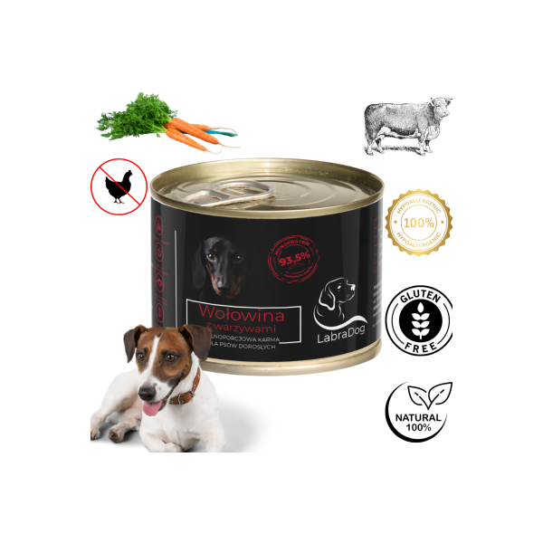 Karma mokra dla psa LabraDog Superfood Premium Monobiałkowa