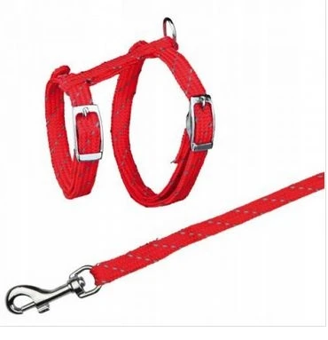 Trixie Szelki Ze Smyczą Odblaskowe Dla Kota 30/40/10cm 1,3m