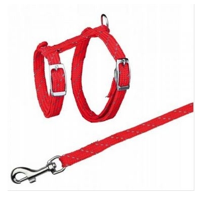 Trixie Szelki Ze Smyczą Odblaskowe Dla Kota 30/40/10cm 1,3m