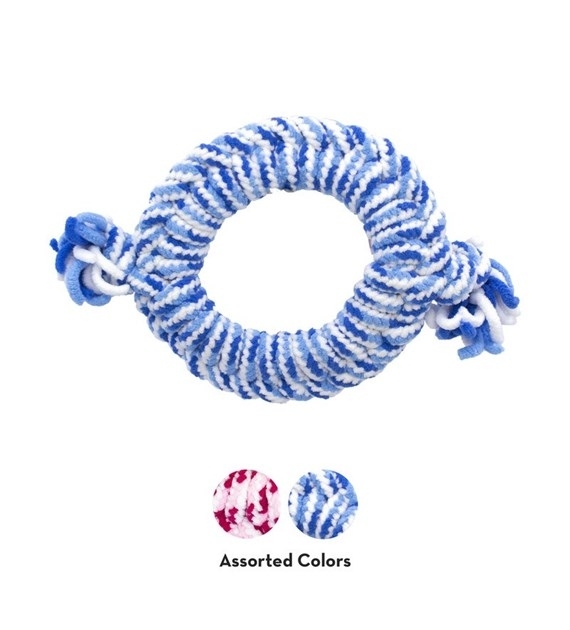 KONG RRP23E ROPE RING PUPPY ASSORTED