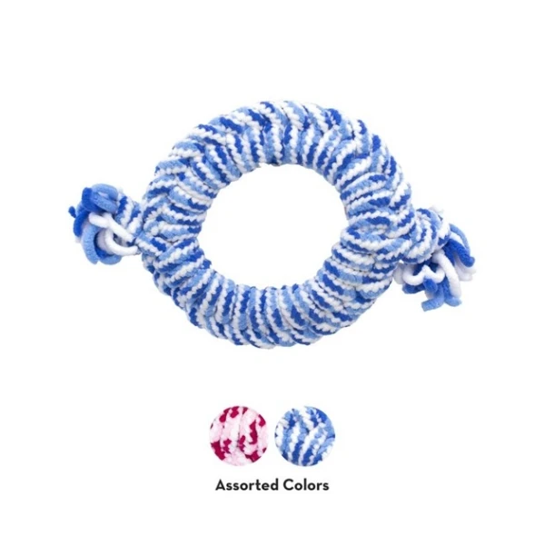 KONG RRP23E ROPE RING PUPPY ASSORTED