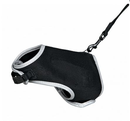 Trixie Szelki dla kota ze smyczą, XL, 36–54 cm, 1,20 m, czarne