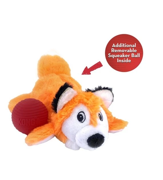 Kong ZYK21E Cozie Pocketz Fox MD