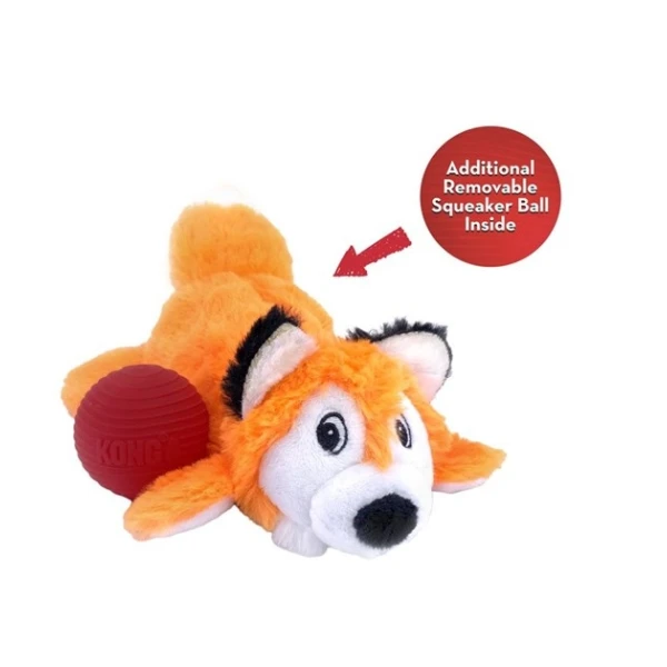 Kong ZYK21E Cozie Pocketz Fox MD