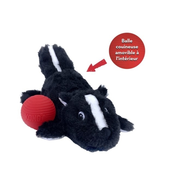 KONG Cozie Pocketz Skunk SM