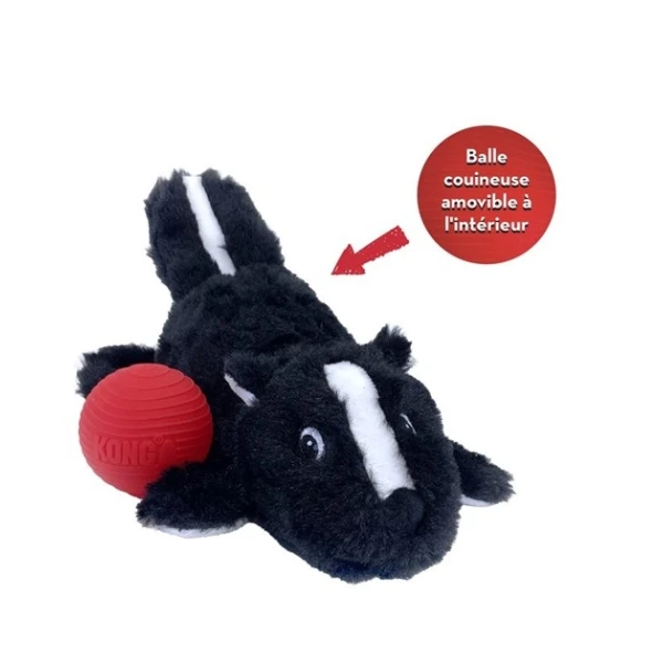 KONG Cozie Pocketz Skunk SM