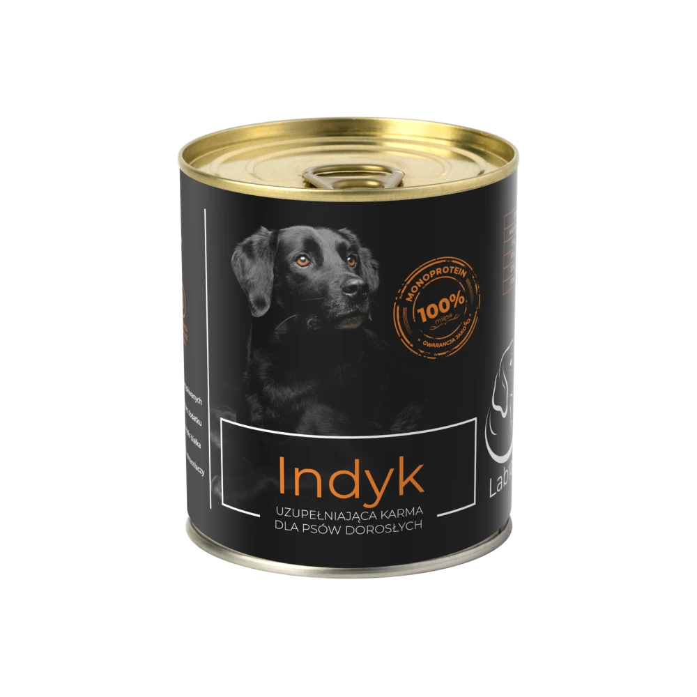 Karma mokra dla psa LabraDog Superfood Premium Indyk z warzy