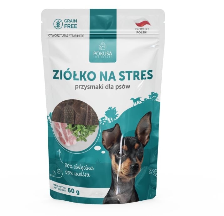 Naturalny przysmak - Ziółko na stres - cielęcina i melisa