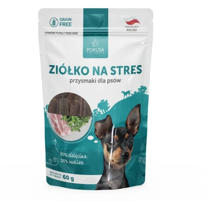 Naturalny przysmak - Ziółko na stres - cielęcina i melisa