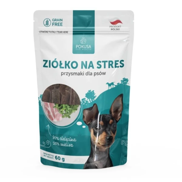 Naturalny przysmak - Ziółko na stres - cielęcina i melisa